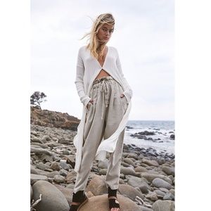 NWT Free People Margate Pleated Trouser Pant B41